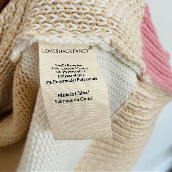 NEW Love Shack Fancy belted Grayson cardigan Duster Desert Sunset XS/S - Picture 10 of 16